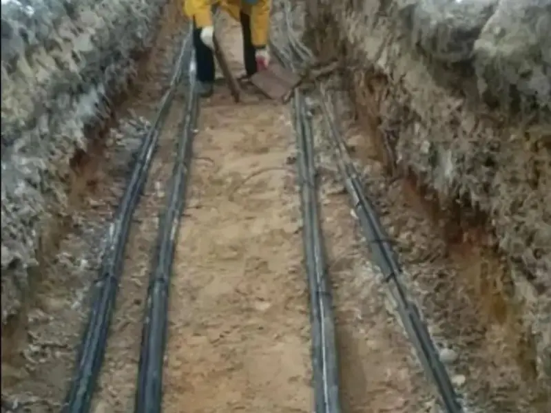 Работы в траншее